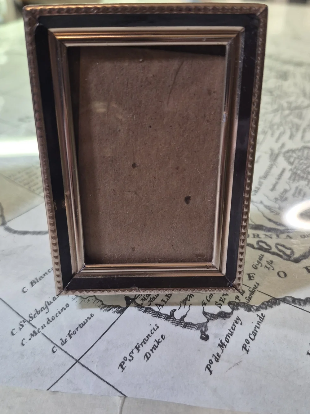 Classic Bronze Photo Frame - Brown Vintage
